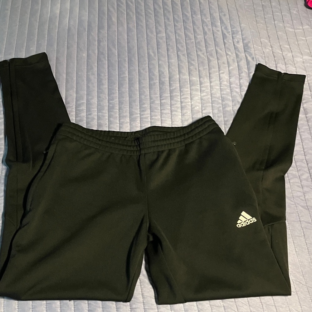 Adidas Women’s Black Soccer Pants - Small